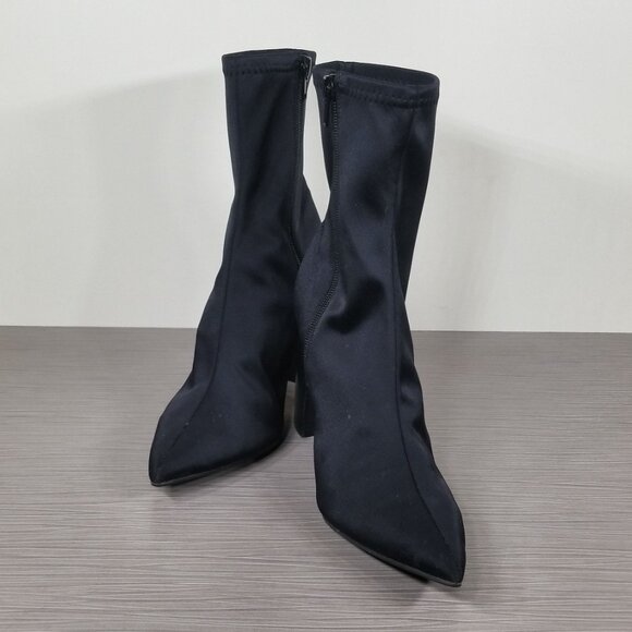 Jeffrey Campbell Siren Bootie, Black Neoprene, Womens Size 6 M - Picture 4 of 10